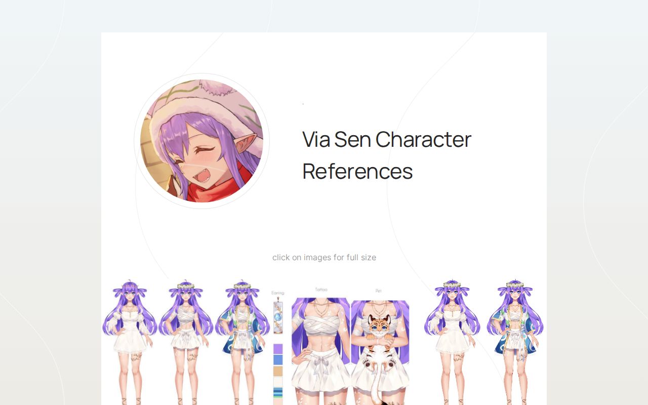 Via Sen Character References